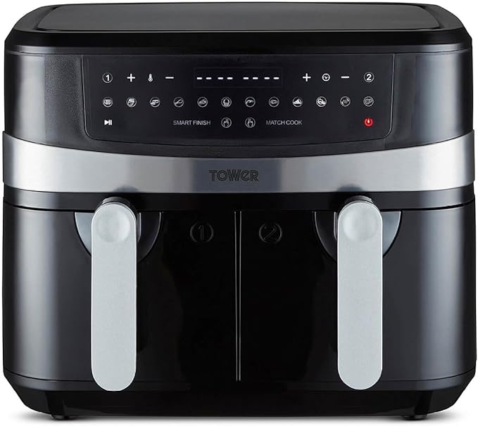 9L TOWER VORTX TWO DRAWER DIGITAL AIR FRYER
