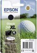 Epson 34XL Black Golfball Genuine High Yield, DURABrite Ultra Ink Cartridge