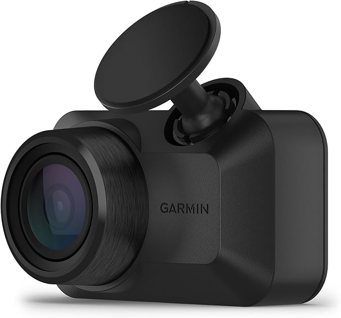 Garmin Dash Cam Mini 3, Super Compact Dash Cam, 140-degree Field of View, Voice Controlled, Incident Detection, 1080p HD Video, Built in Clarity Polariser, Parking Guard