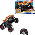 Hot Wheels Monster Trucks Remote Control Car, Unstoppable Tiger Shark with Tread Attack Tires and Terrain Stomp Technology, 1:15 Scale, Toys for Ages 4 and Up