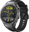 HUAWEI WATCH GT 5 Pro 46 mm Smartwatch for men, Titanium Alloy, Golf Watch, Health Tracking, ECG monitoring, up to 14 Days Battery Life, GPS, Bluetooth call, iOS& Android Compatible, Black