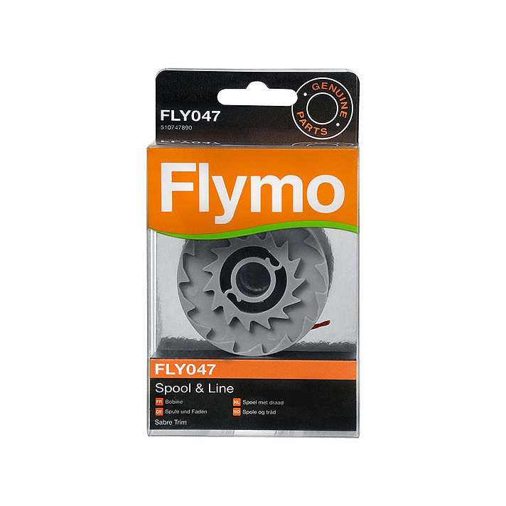 Flymo FLY047 Single Line Spool and Line - Red