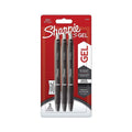 Sharpie S-Gel Gel Pens Medium Point (0.7mm) Black Ink 3 Count